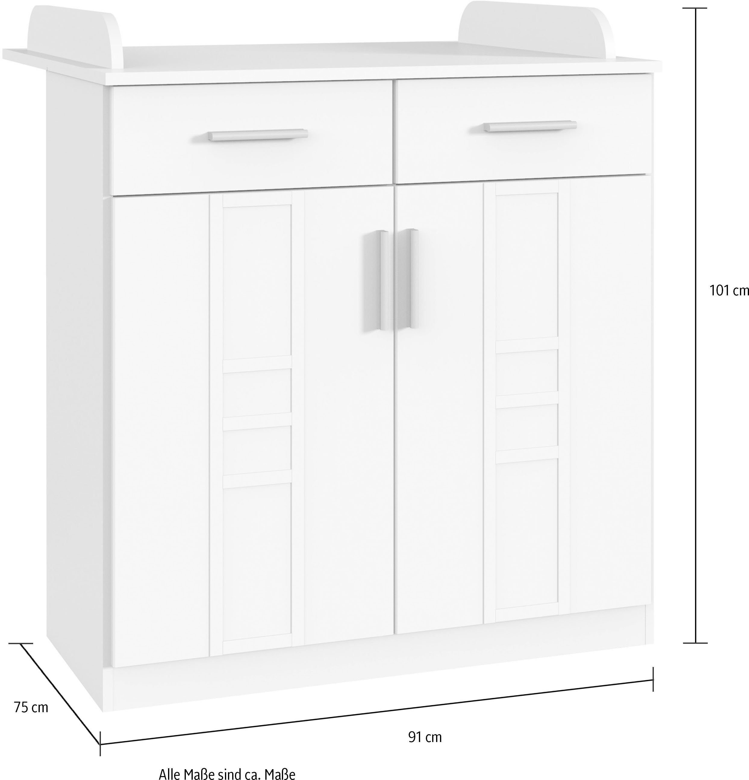 Wimex Babyzimmer-Komplettset Borkum, (3-St)