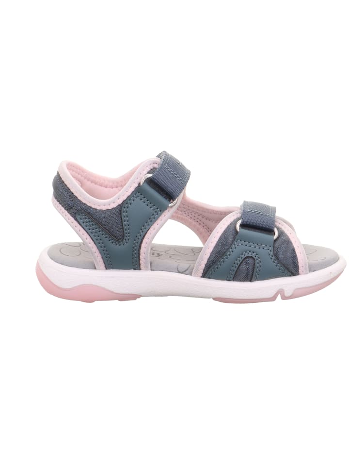 superfit Sandale PEBBLES in Blau/Rosa günstig kaufen
