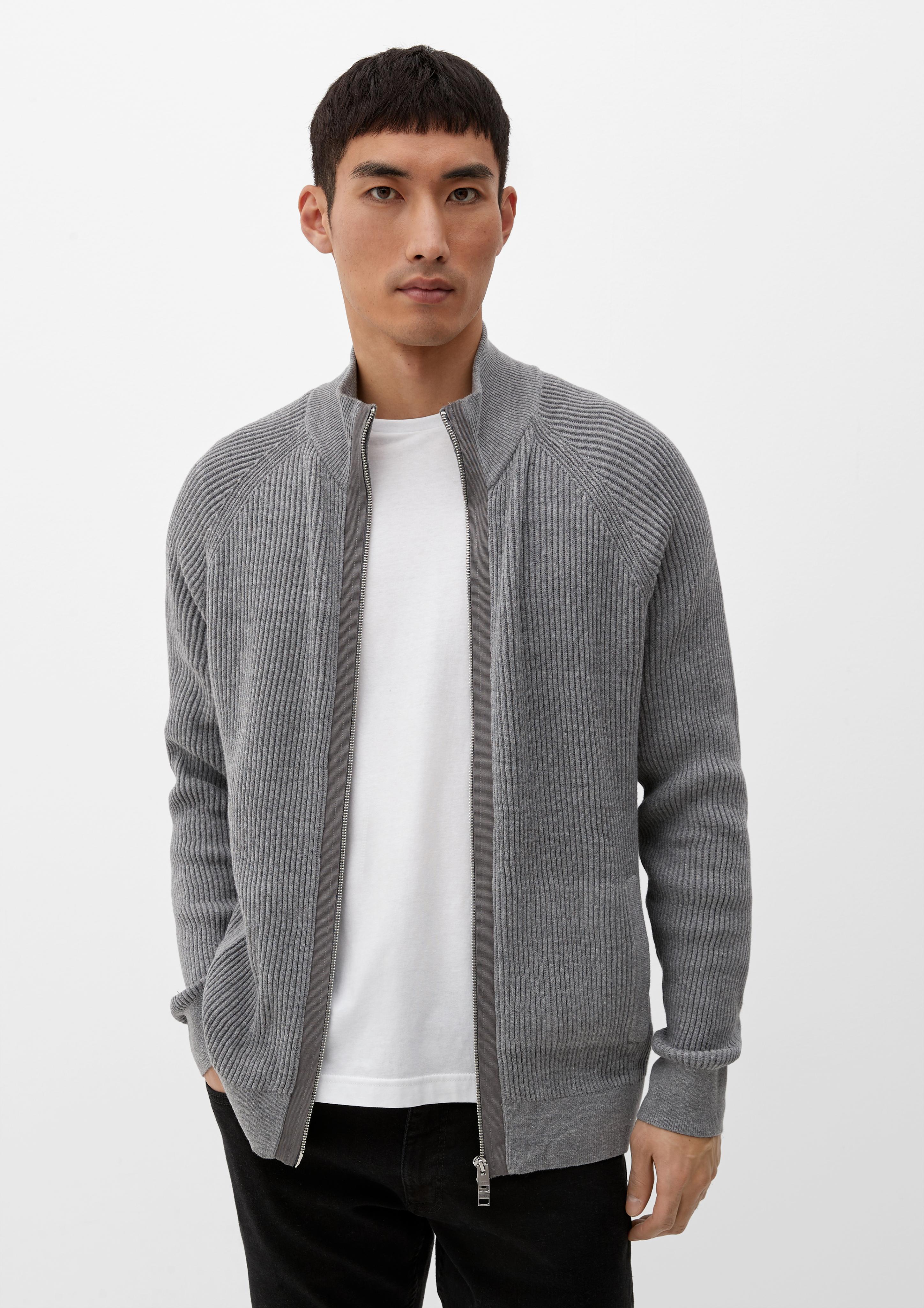 Strickjacke mit Stehkragen  2124541-9730