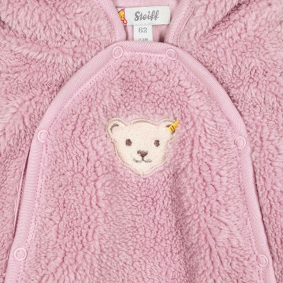 Einteiler Fleece, rosa für Mädchen