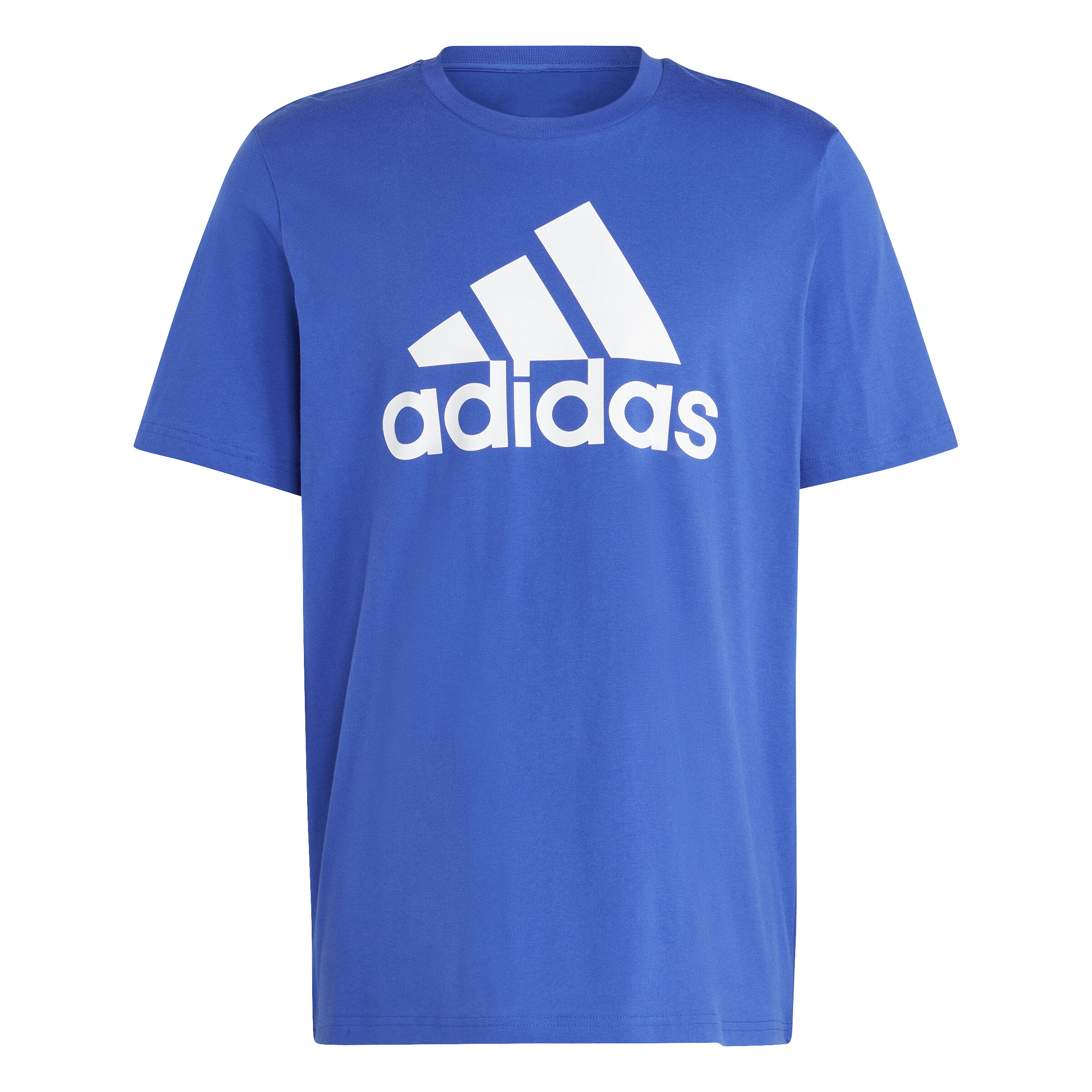 Big Logo Single Jersey T-Shirt Herren - Blau, Weiß