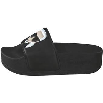 Karl Lagerfeld Bade Pantolette in schwarz