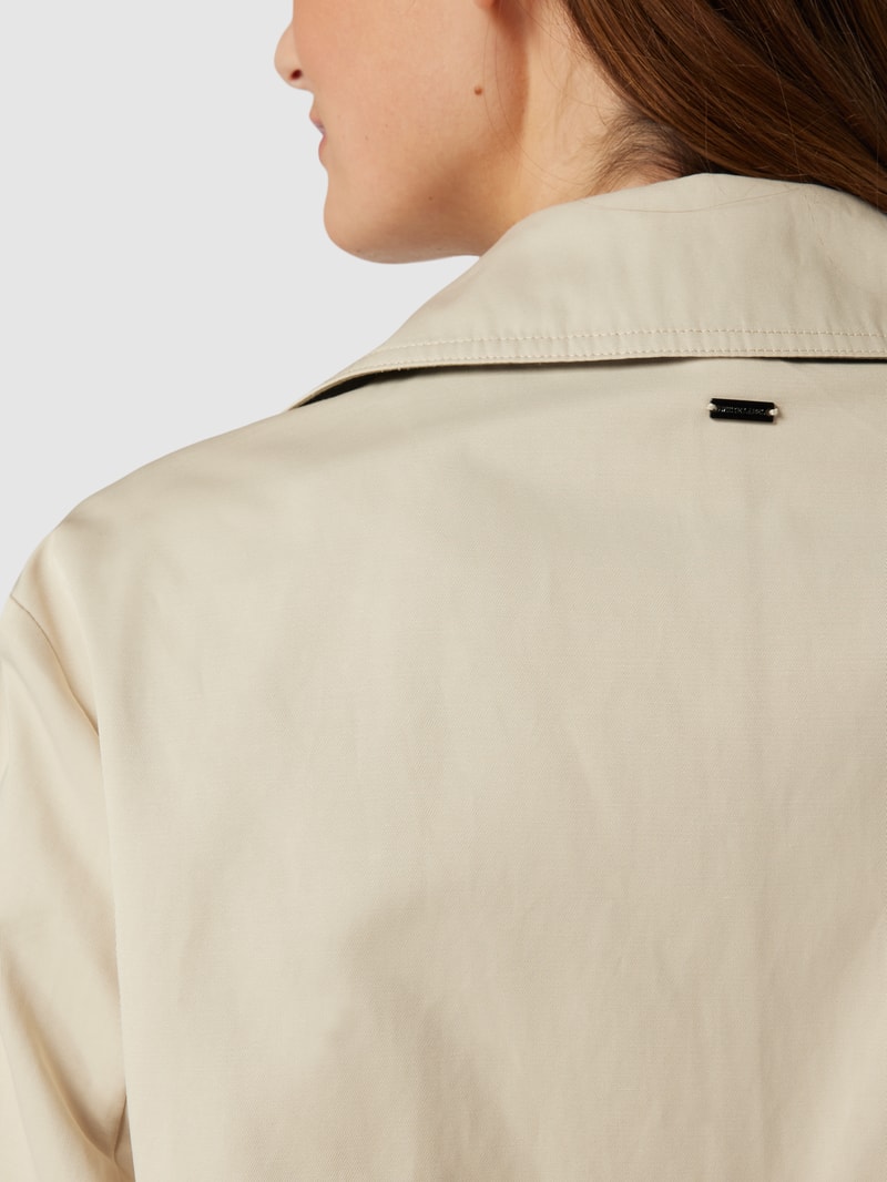 Trenchcoat mit Reverskragen in sand