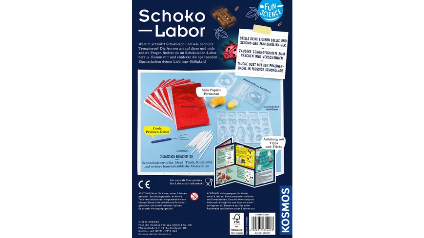 KOSMOS - Fun Science Schoko-Labor
