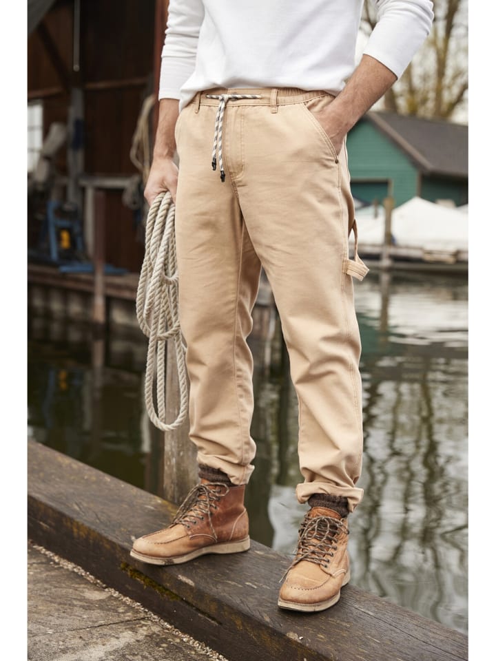 Jan Vanderstorm Hose FJOKKE in beige günstig kaufen