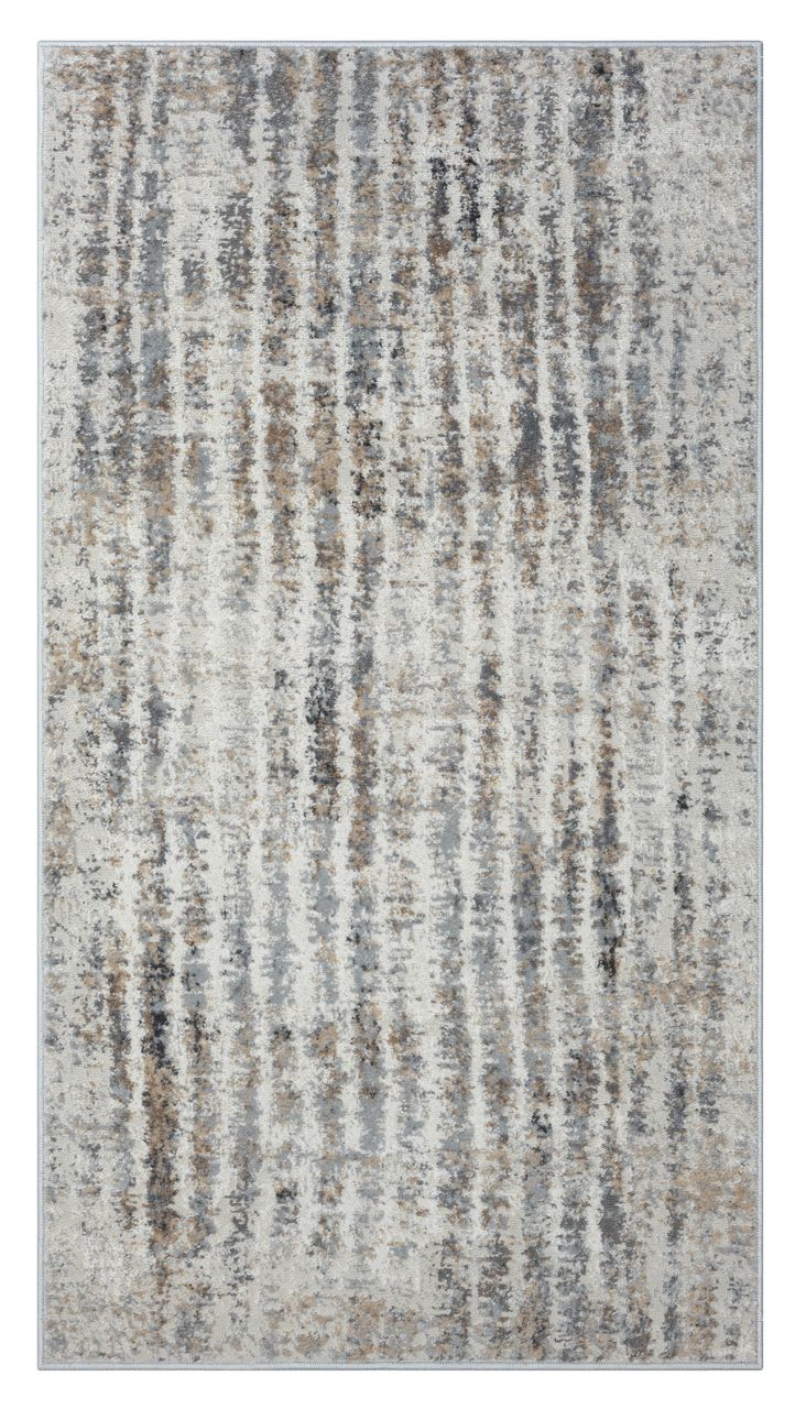 MyFlair Teppich Mystique, 80cm x 150cm, Farbe Beige, rechteckig, Florhöhe 8mm