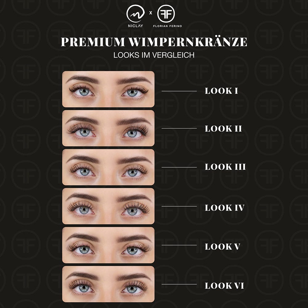 NICLAY by Florian Ferino Wimpernkranz Look 3