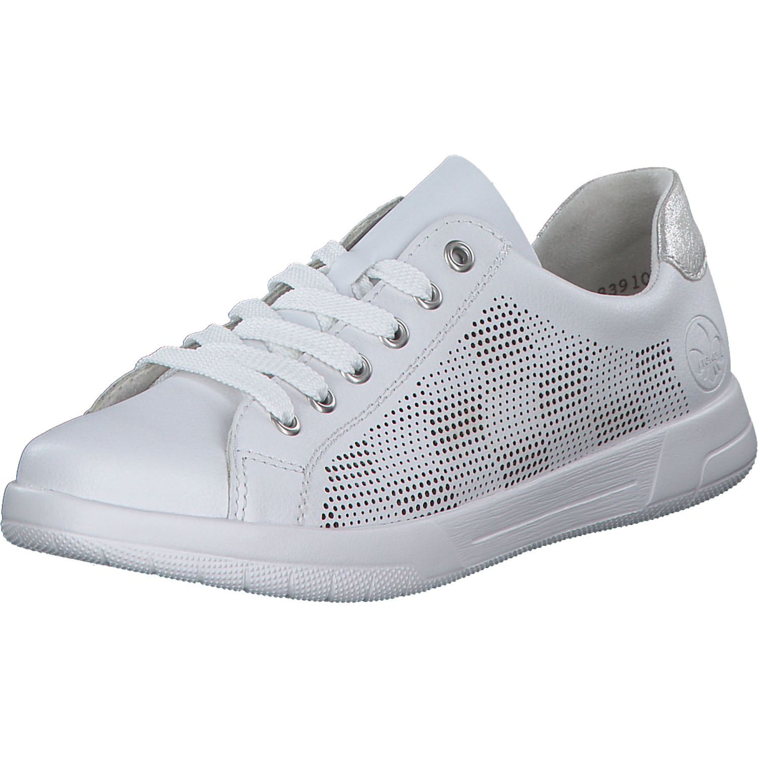 Rieker 45606, Schnürschuhe, Damen, Weiß