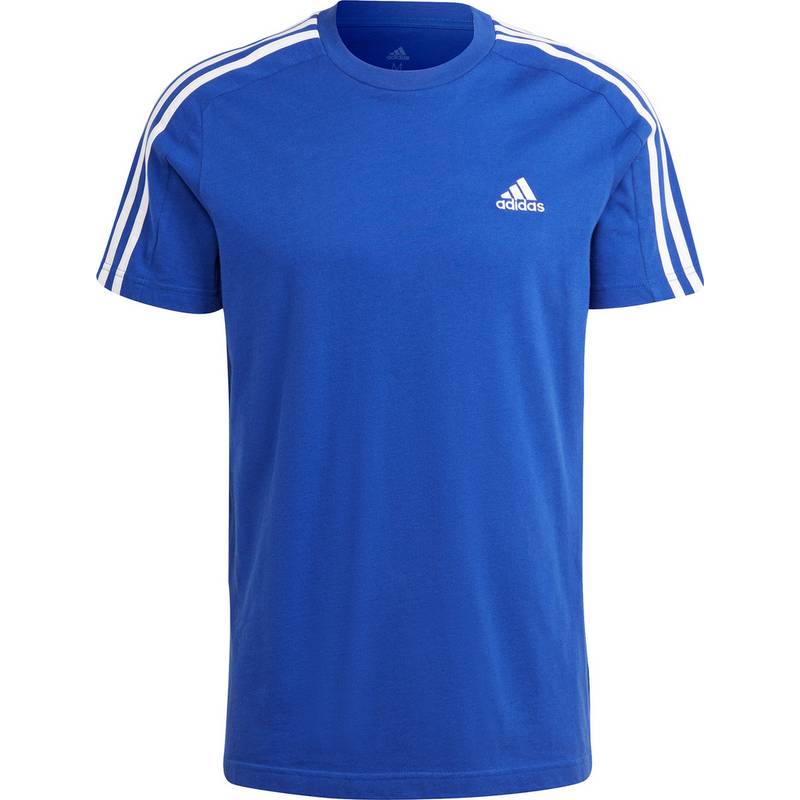 adidas ESSENTIALS SINGLE JERSEY 3-STREIFEN T-Shirt Herren