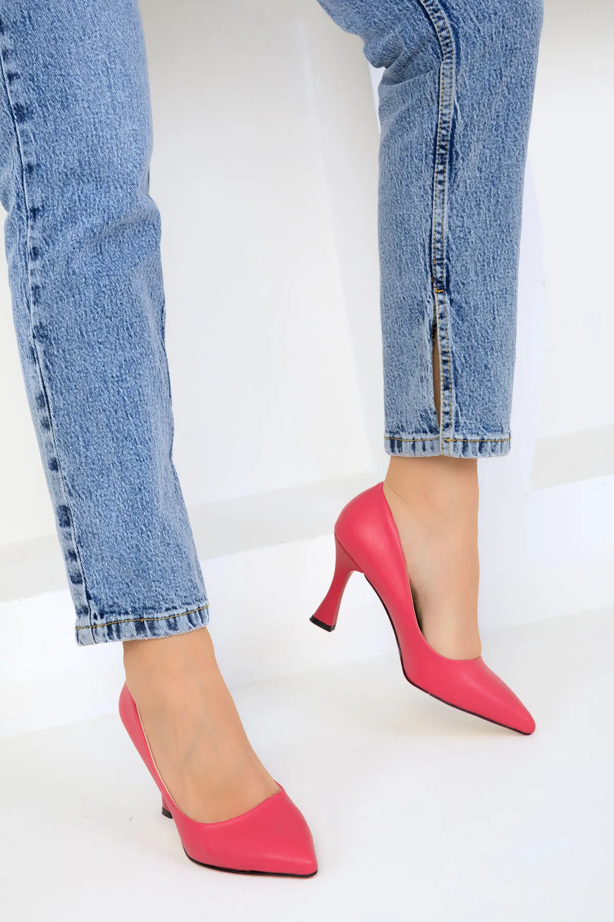 SOHO  Fuchsia Klassische Damenschuhe mit Absatz 16002
