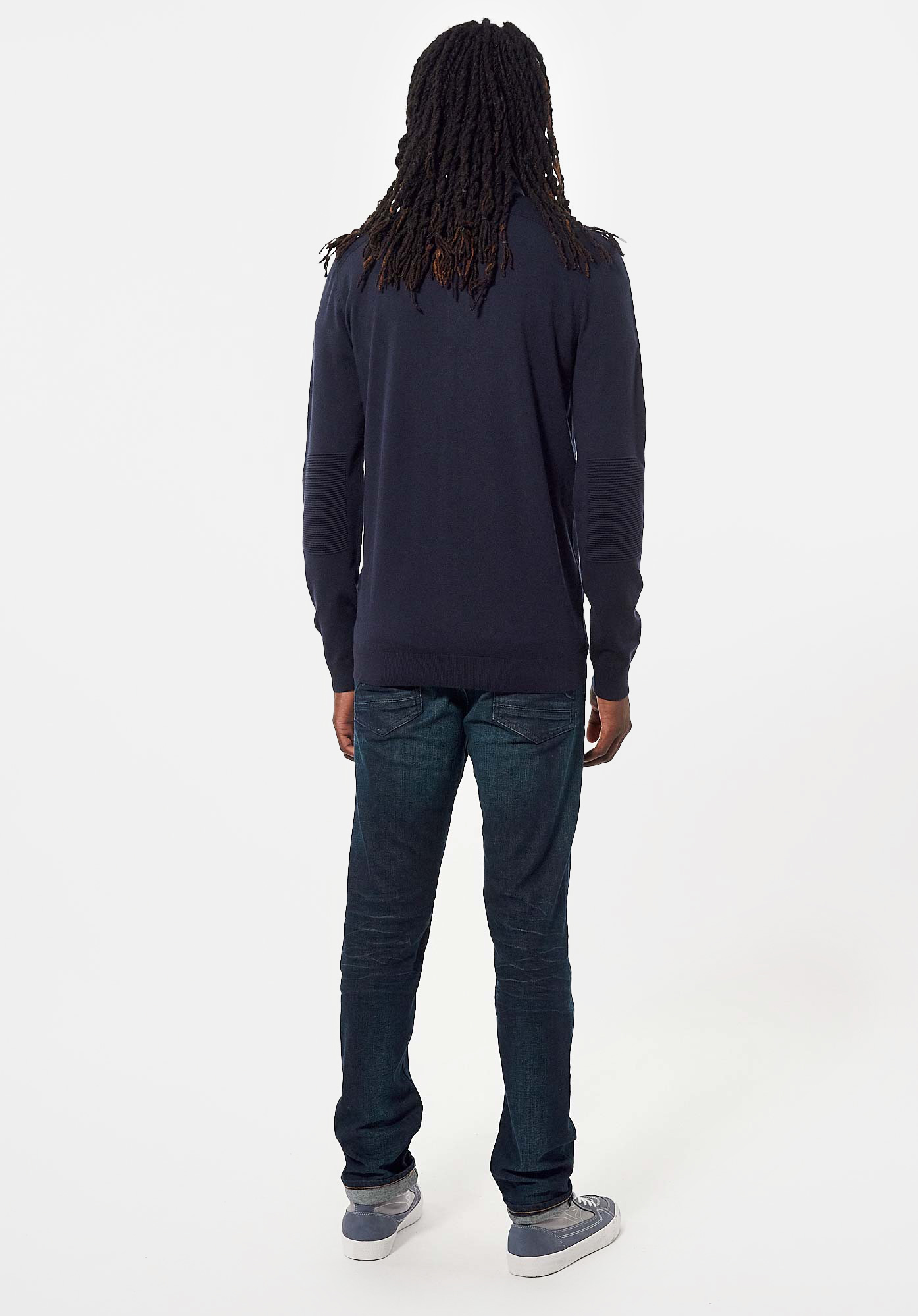 ADA    Pull bleu marine Homme