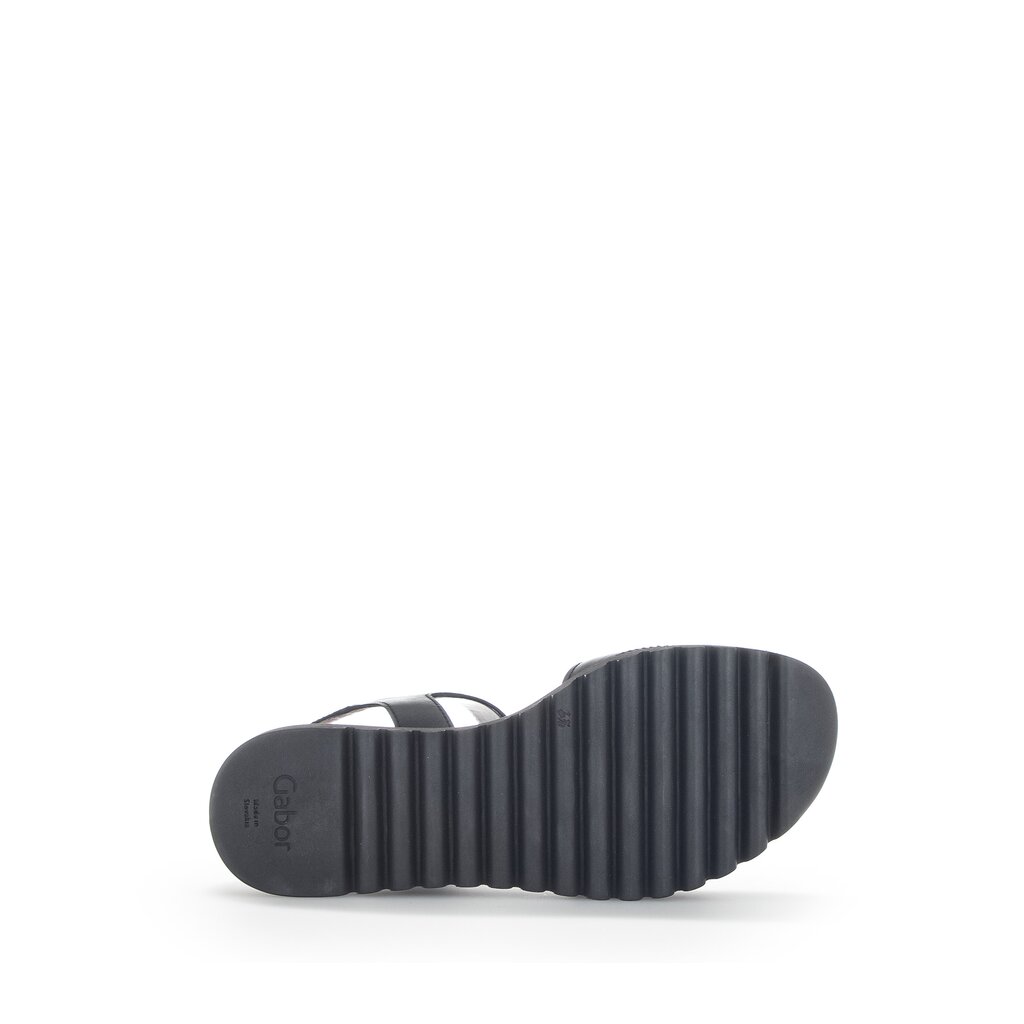 Gabor fashion Keilsandalette schwarz