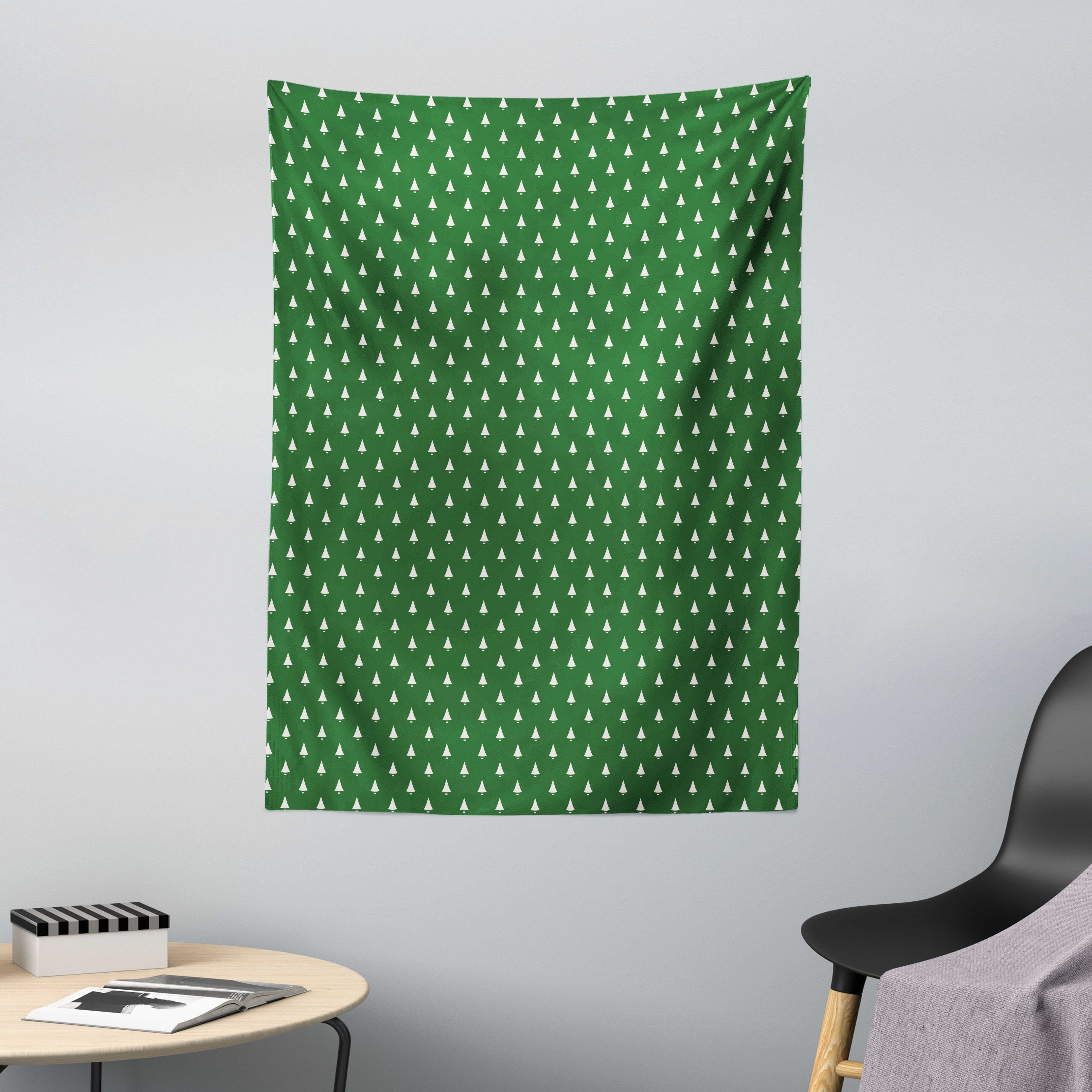 Wandteppich aus Weiches Mikrofaser Stoff Für das Wohn und Schlafzimmer, Abakuhaus, rechteckig, Weihnachten Glöckchen