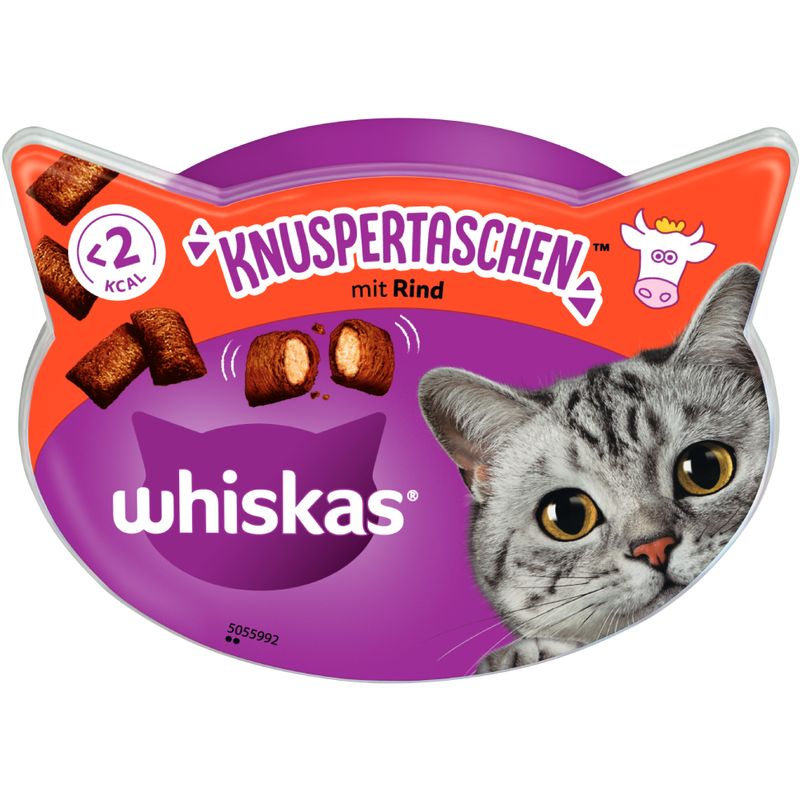 Sparpaket Whiskas Knuspertaschen 8 x 60 g zu TOP-Preisen | bitiba