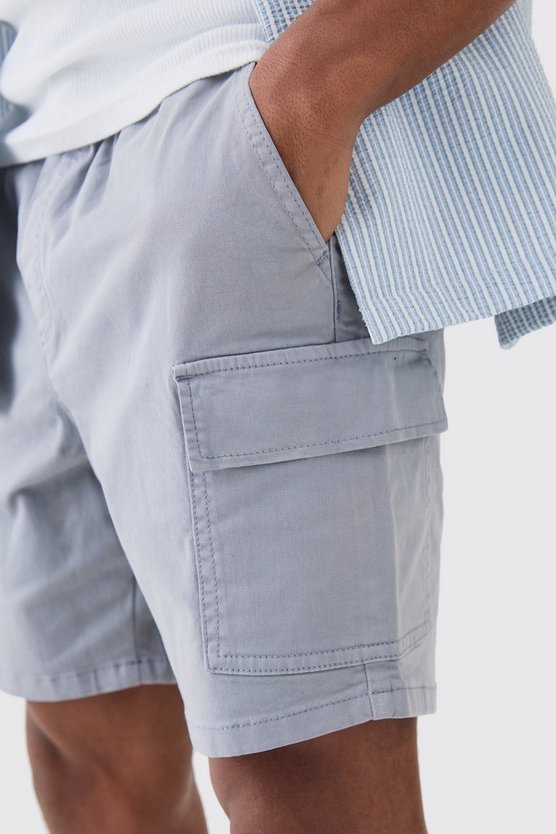 Slim-Fit Cargo-Shorts