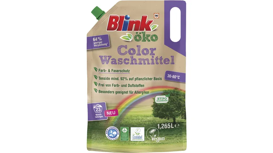Blink Öko Colorwaschmittel Flüssig 1.27 l