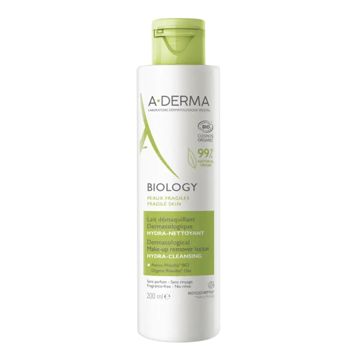 a-derma Biology Lait Démaquillant Dermatologique