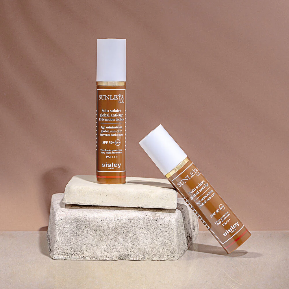 Solari Sunleÿa GE Soin Solaire Global Anti-Age SPF30 – augstas aizsardzības sejas sauļošanās līdzeklis.