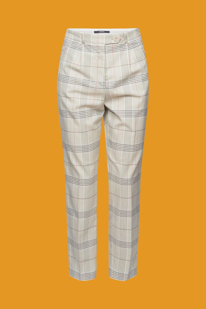 Karohose in Cropped-Länge