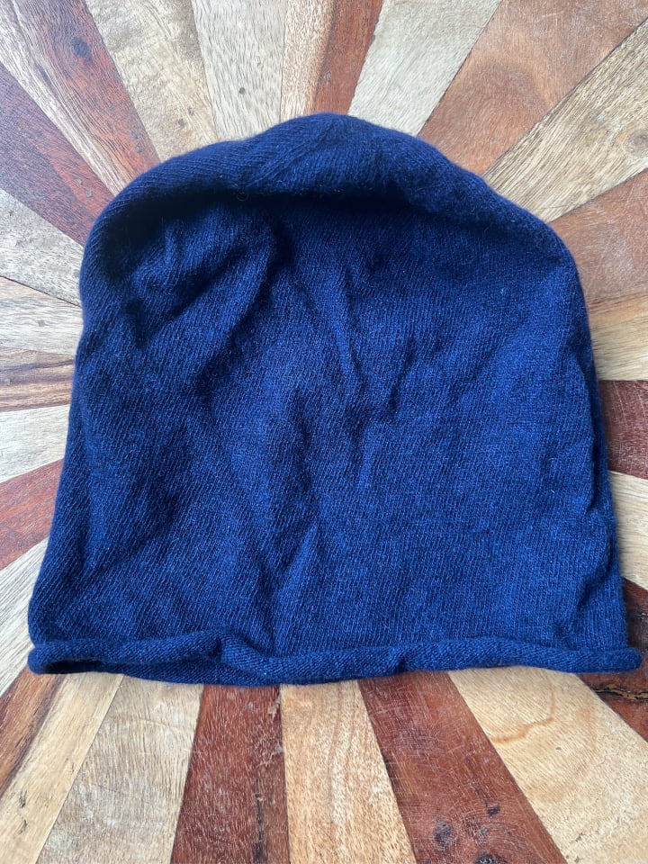 Golden Goat Kaschmir Mütze Arley in Blau günstig kaufen onesize