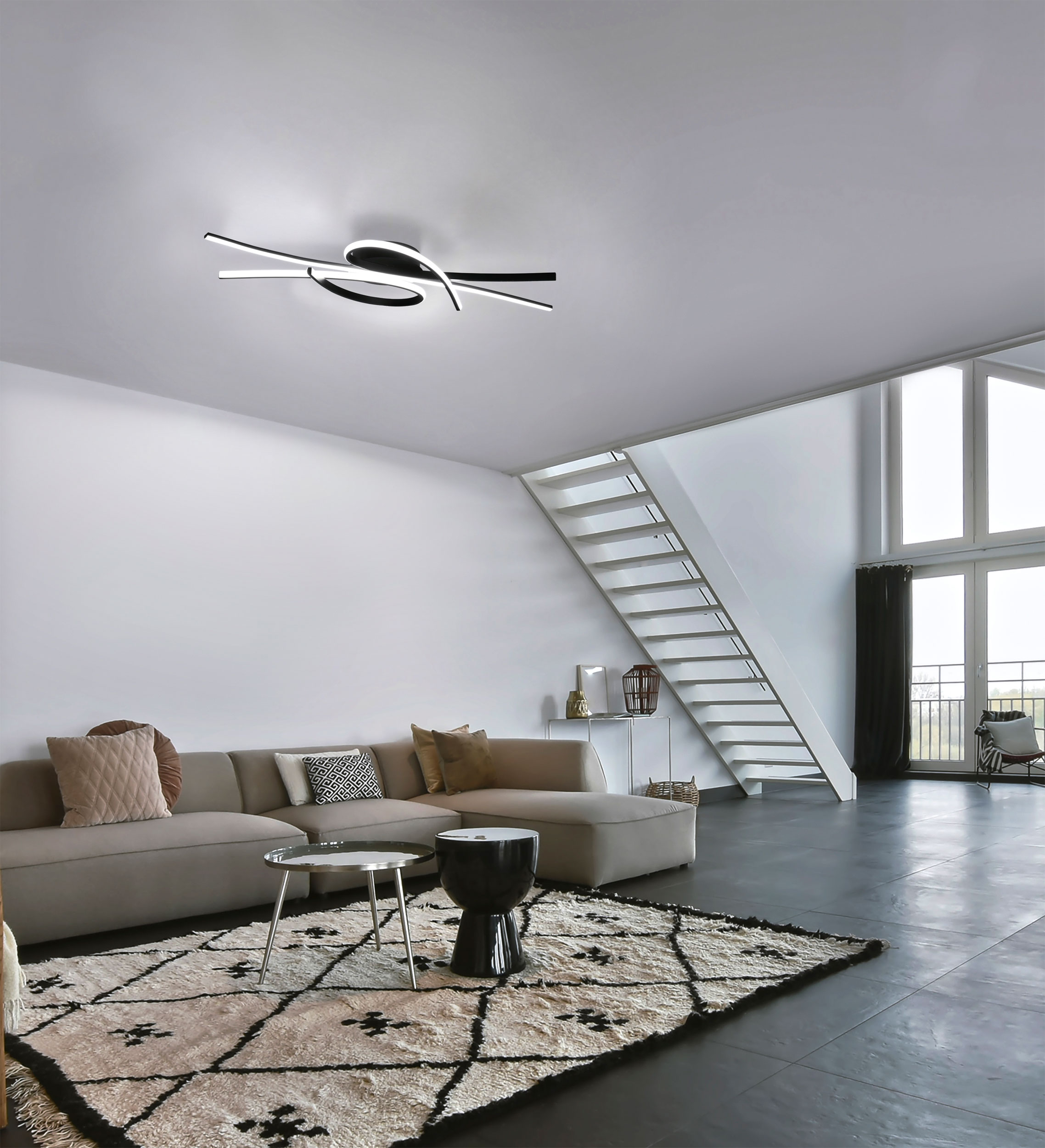 Fischer & HonselLED-Deckenleuchte 1flg