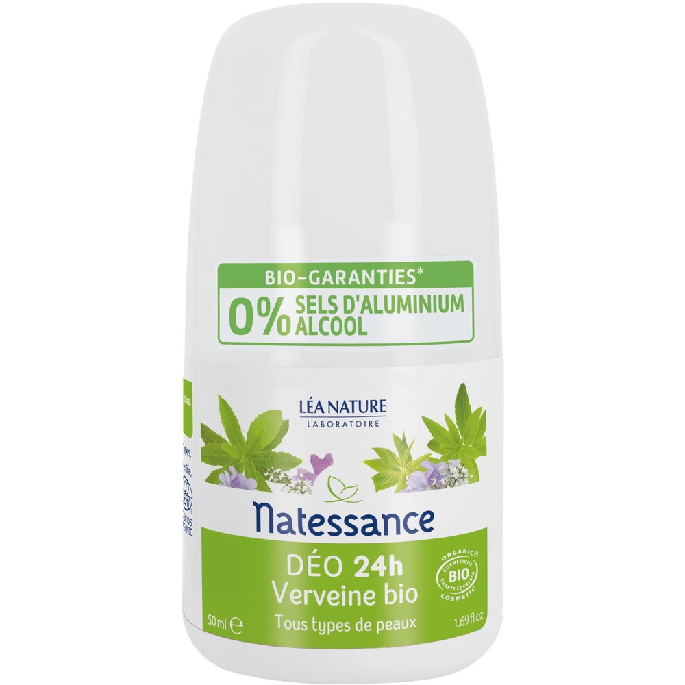 natessance Déodorant 24h Verveine Bio Déodorant