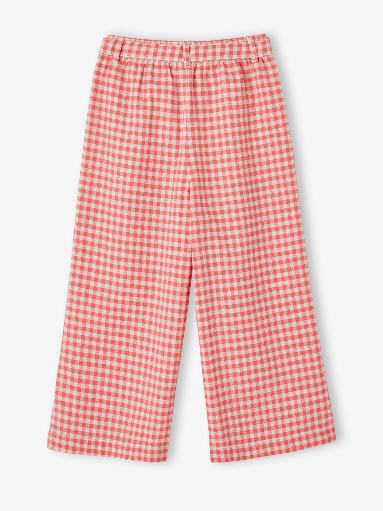 Vertbaudet Mädchen Culotte - rot kariert