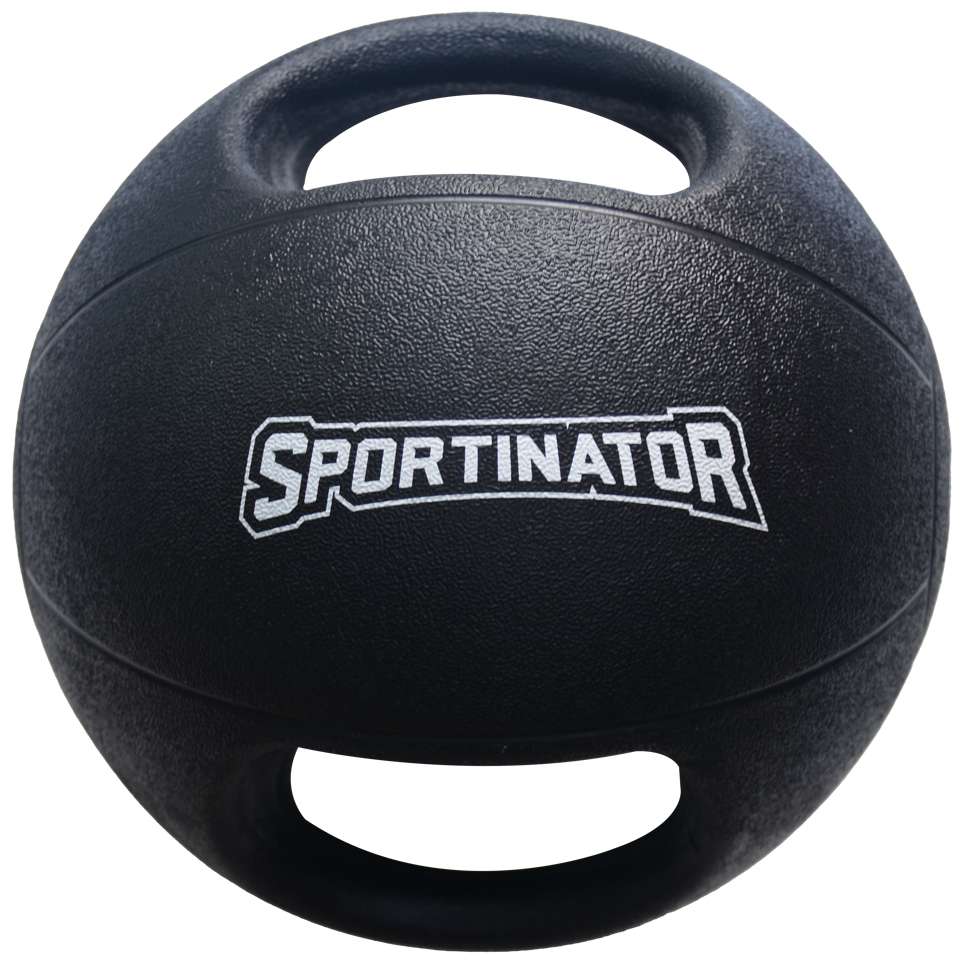 SPORTINATOR Premium Medizinball mit Griffe 6kg