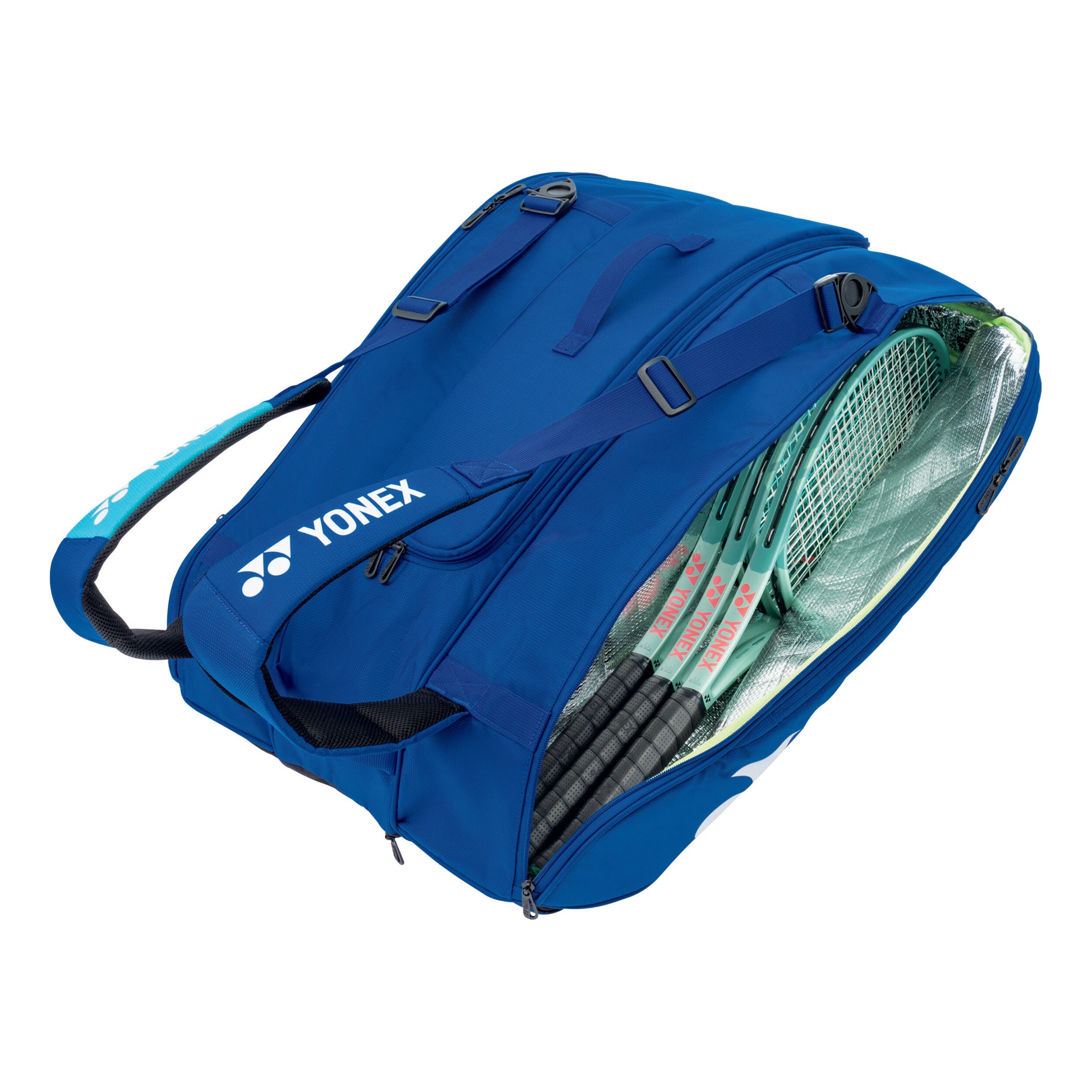 Pro Racquet Bag Schlägertasche 12er - Blau, Weiß