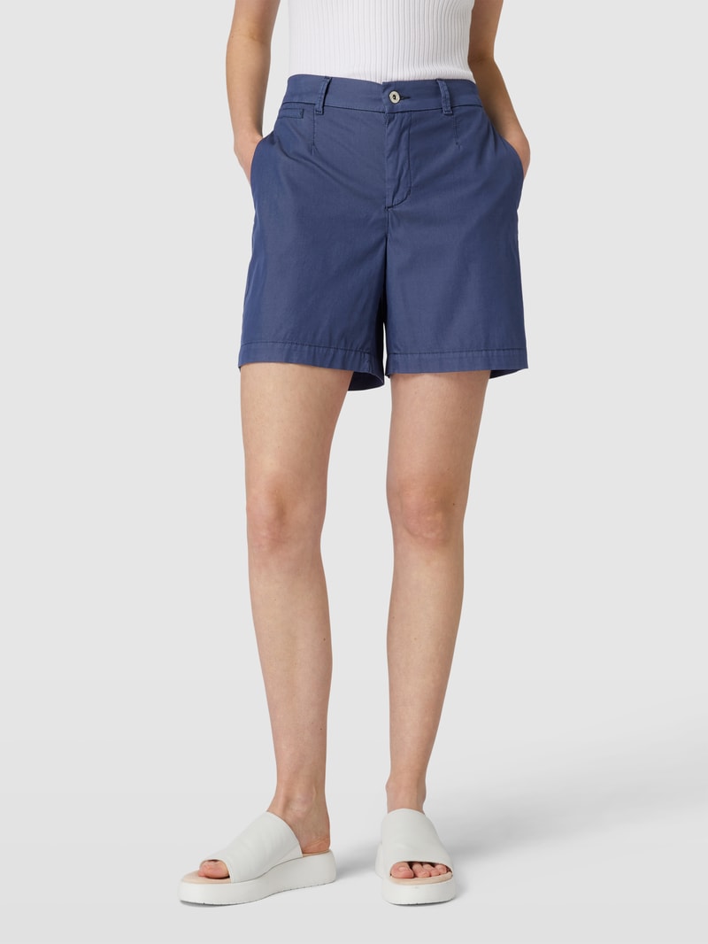 Bermudas mit Eingrifftasche in marineblau