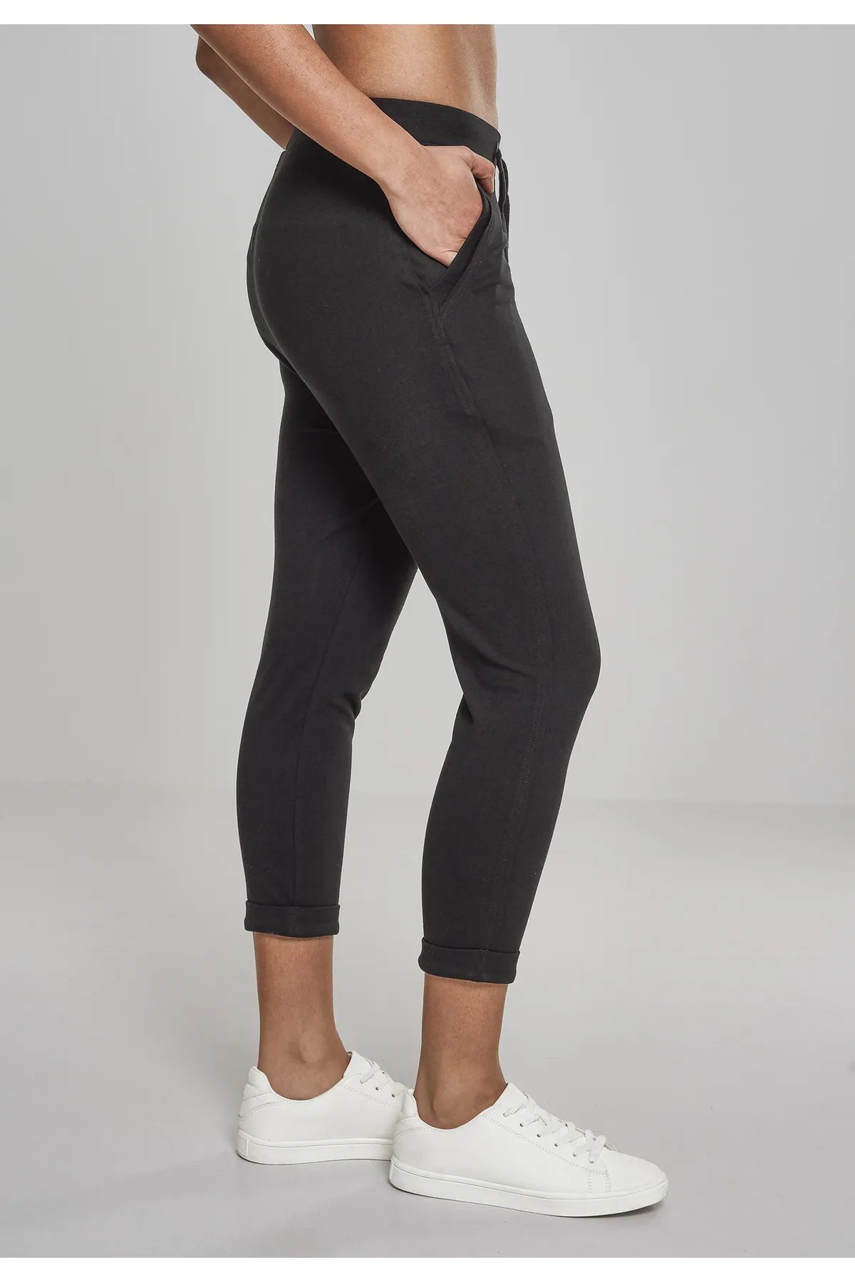 Urban Classics  Damen Ladies Terry Turn Up Pants