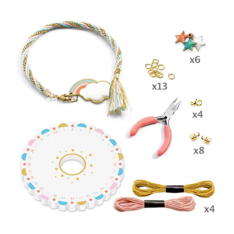 Bracelets Kumihimo Céleste Djeco