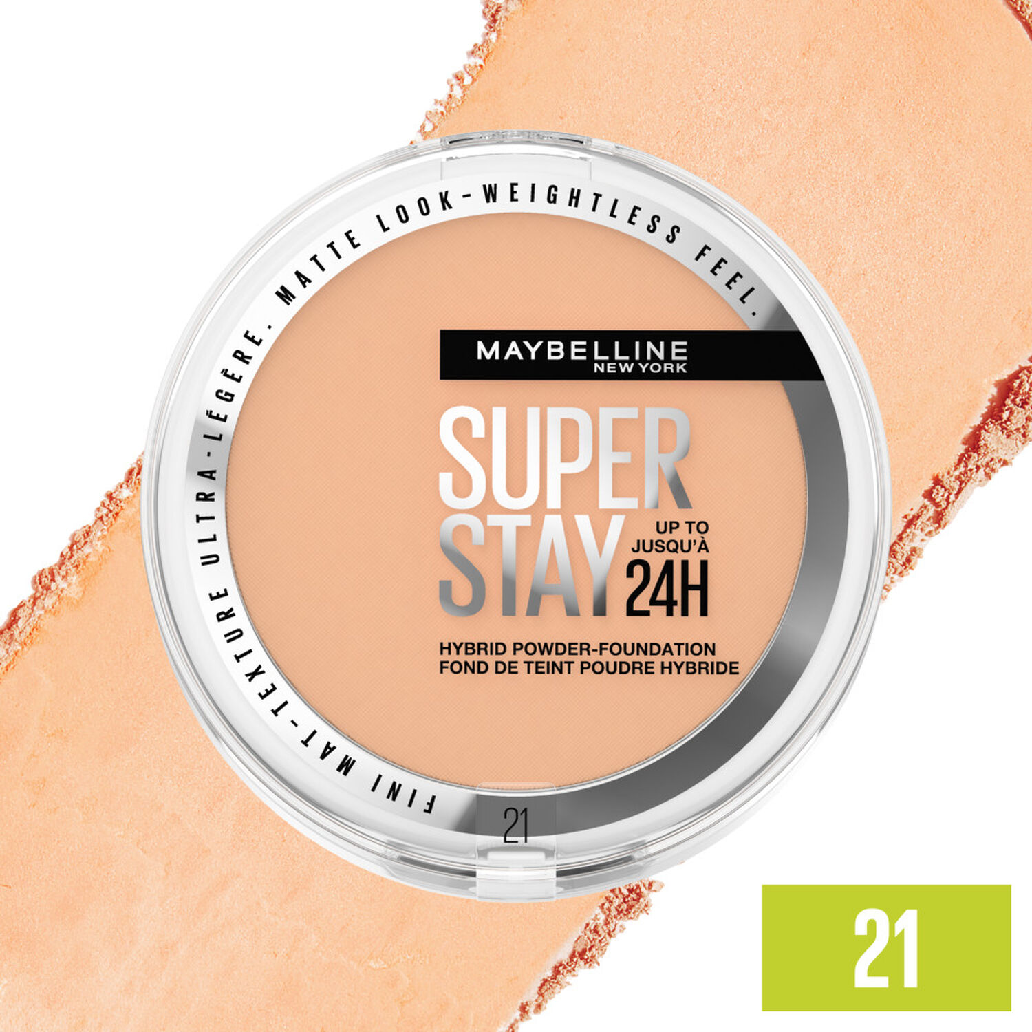 Maybelline New York Superstay 24H Fond de teint-Poudre Longue Tenue
