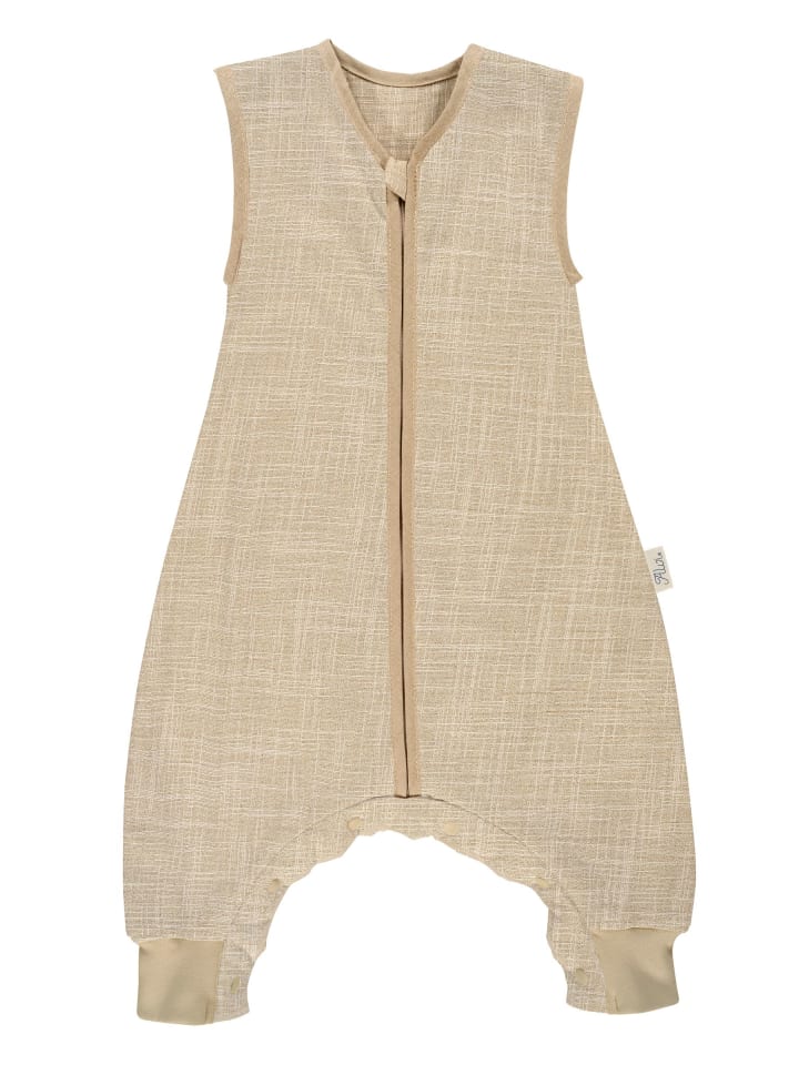 Kinderhaus Blaubär Mull Sleep-Overall Schlafsack light TOP in Natur günstig kaufen