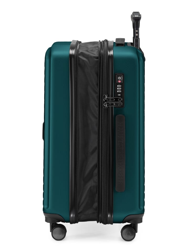 Hauptstadtkoffer Mitte - Handgepäck Bordgepäck-Trolley Koffer, TSA, in Türkis günstig kaufen S