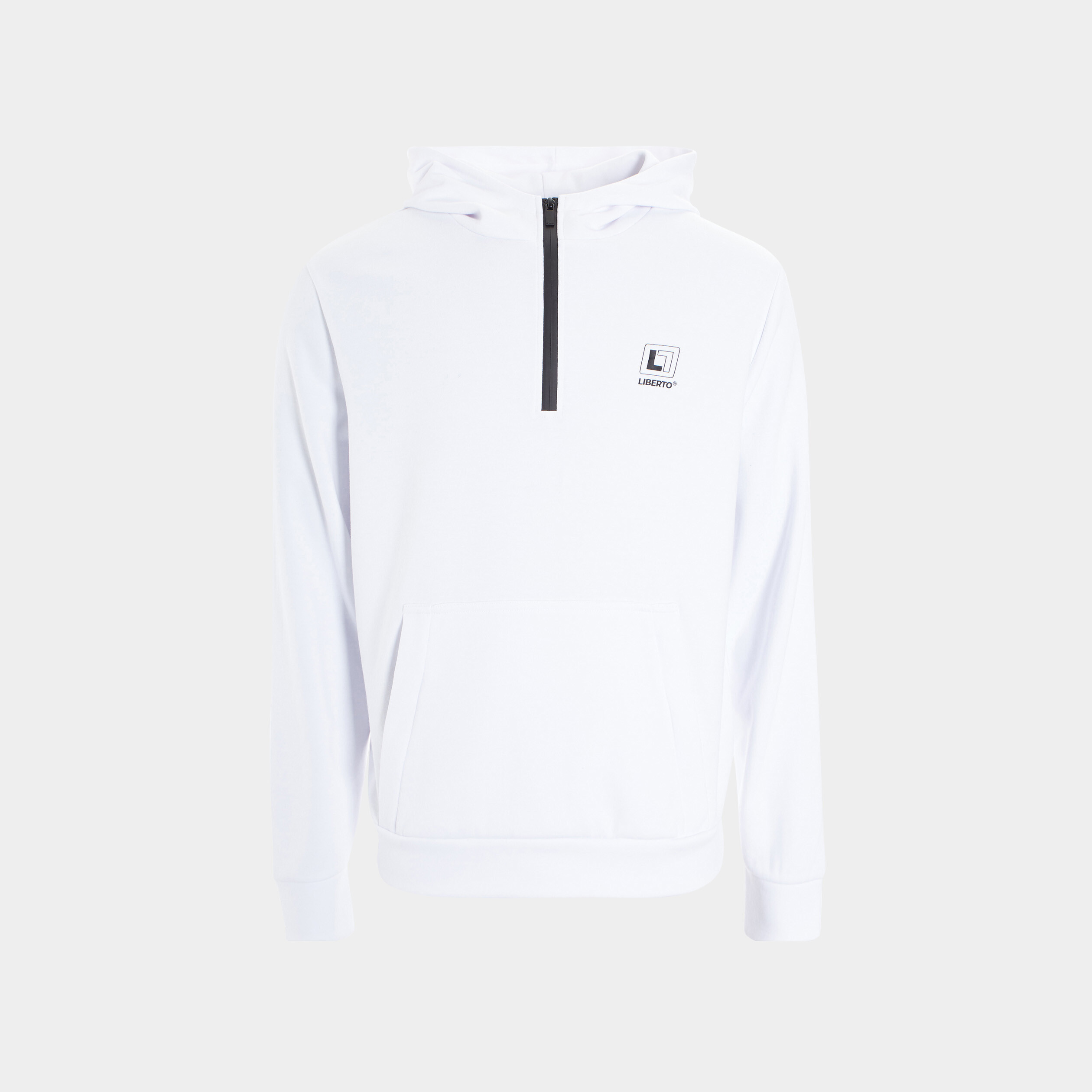 Sweat à capuche hoodie Liberto blanc homme | La Halle