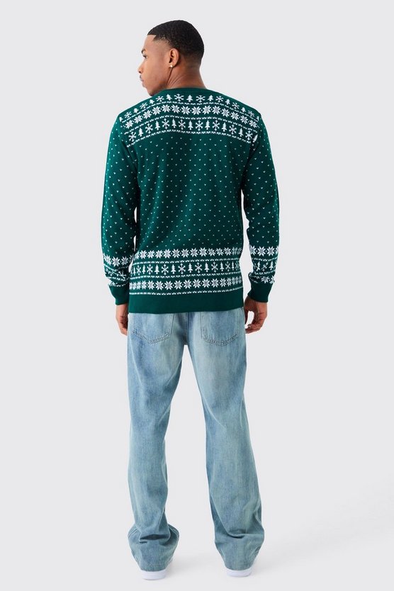 Weihnachtspullover mit 99 Problems Print