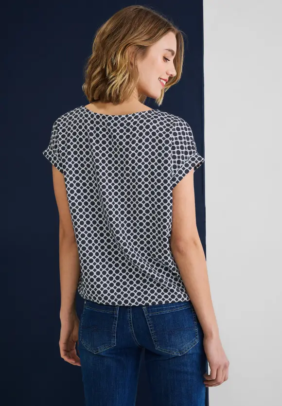 Street One Viskose Bluse mit Muster