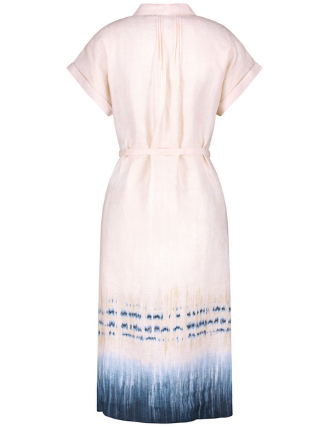 Leinenkleid mit Taillenband