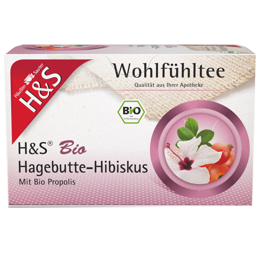 H&S Bio Hagebutte-Hibiskus Filterbeutel  20X3.0 g  Filterbeutel