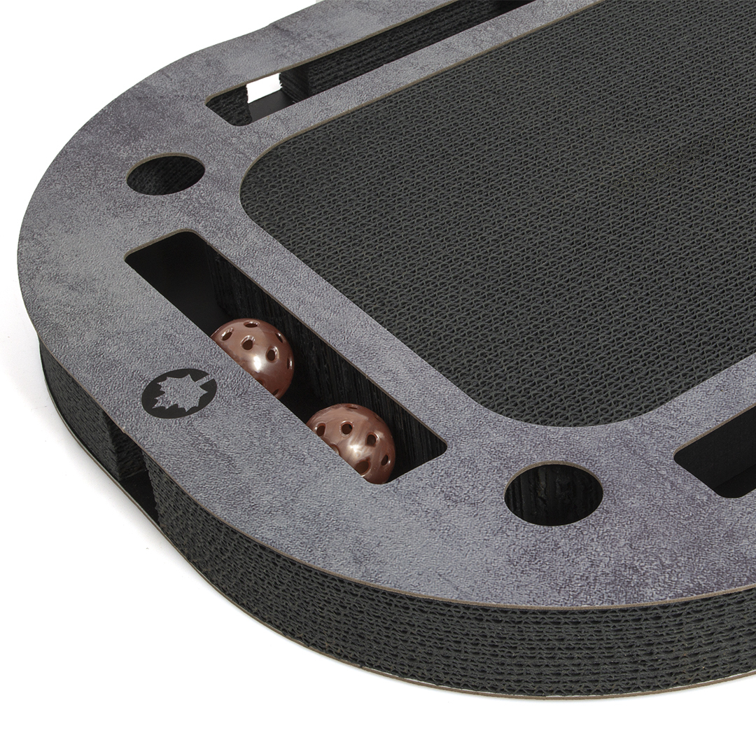 Canadian Cat Company Intelligenzspielzeug Canadian Cat Company Katzenspielplatz PlayPlate Black grau