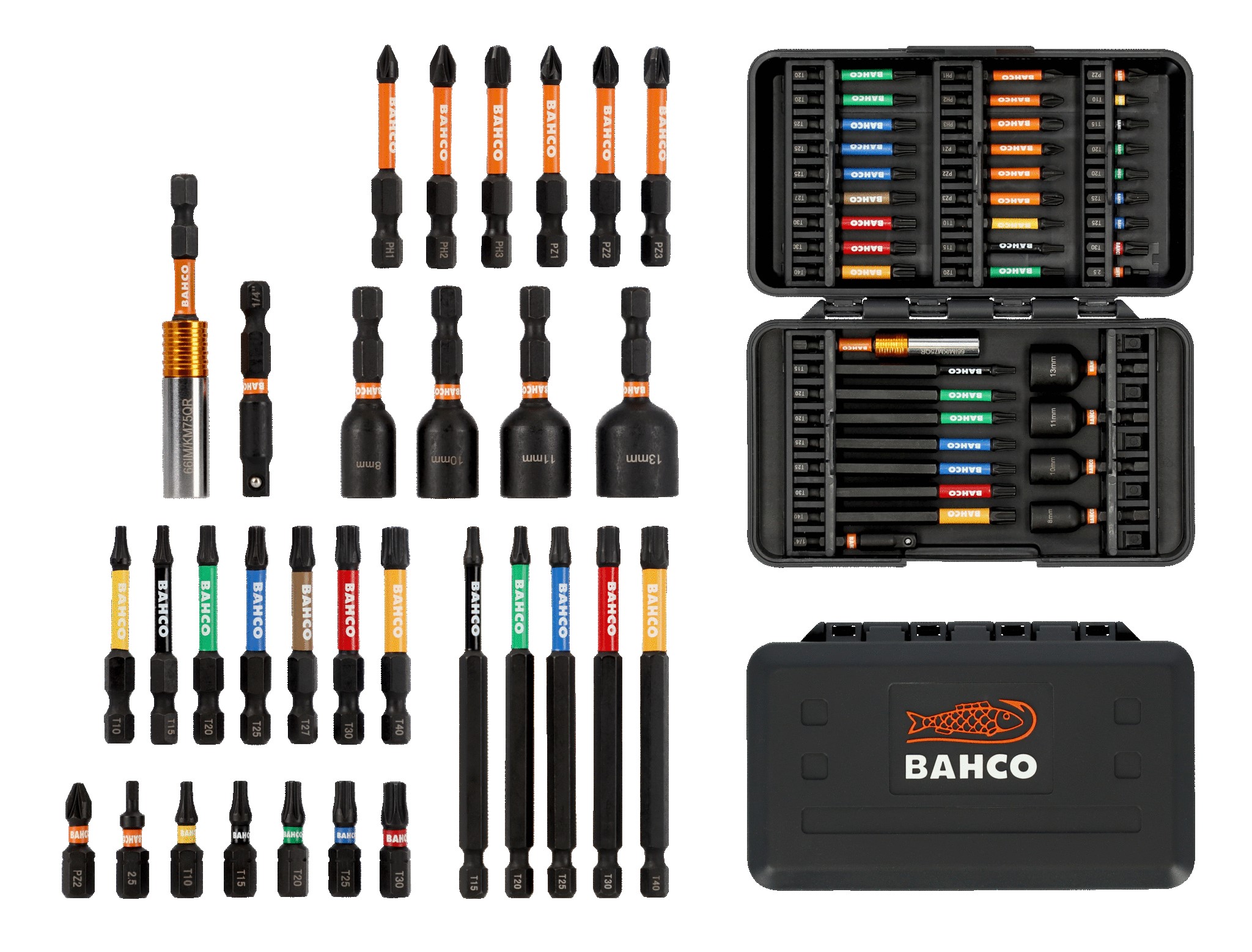Bahco 66IM/40C-1 66IM/40C-1 Slagborrsats 40 delar