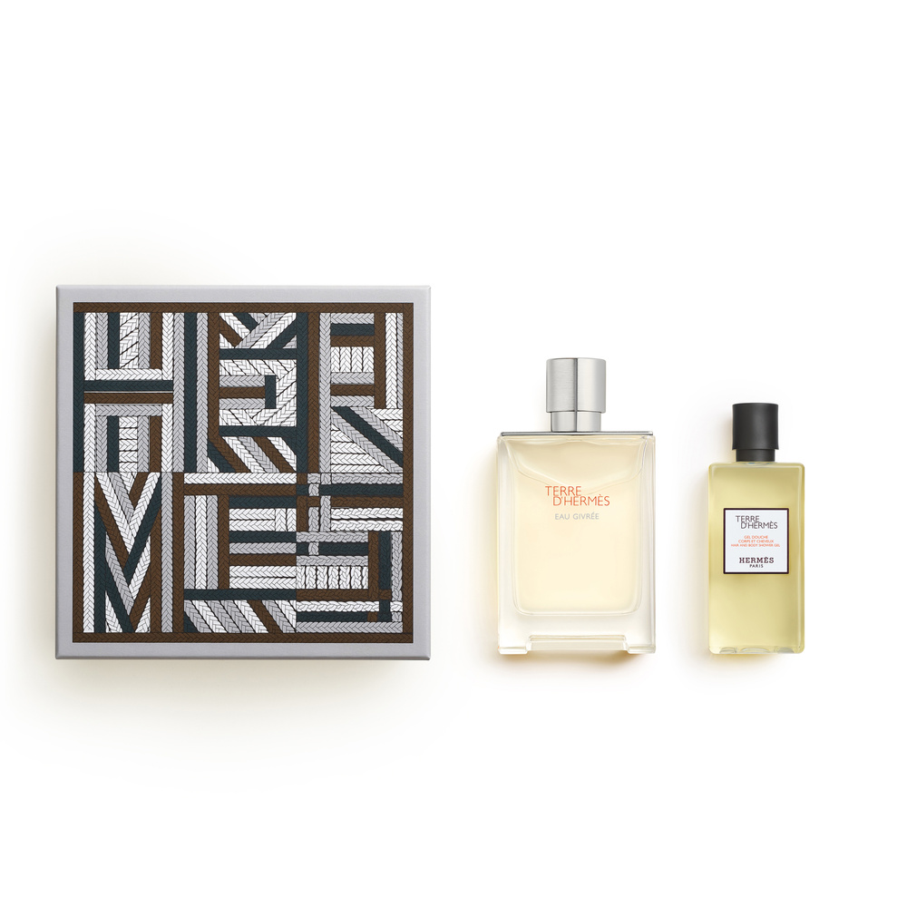 HERMÈS Coffret Terre d'Hermès Eau Givrée, Eau de Parfum, 100 ml + 80 ml Coffret