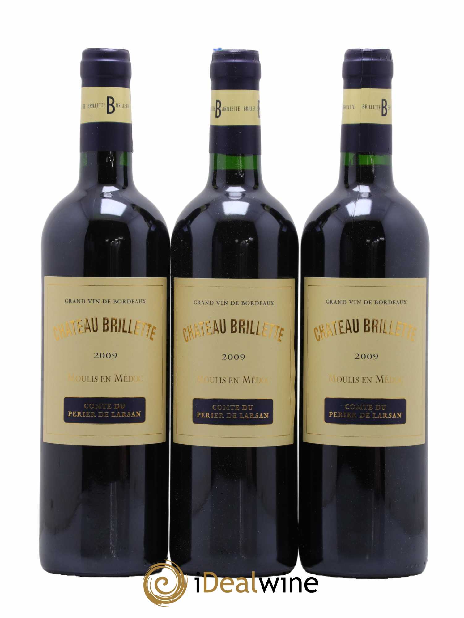 Château Brillette Cru Bourgeois  2009 - Lot de 6 Bouteilles
