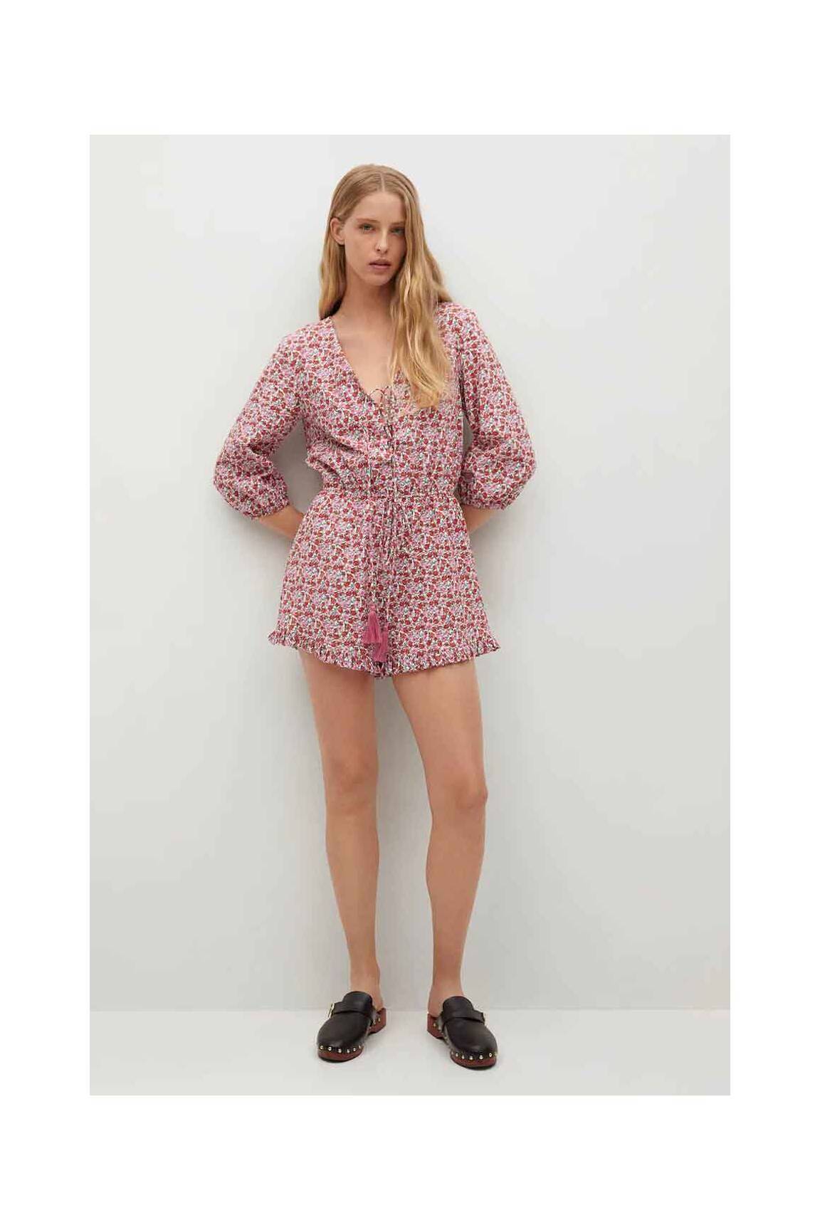 Mango Combi Shorts Femme couleur rose