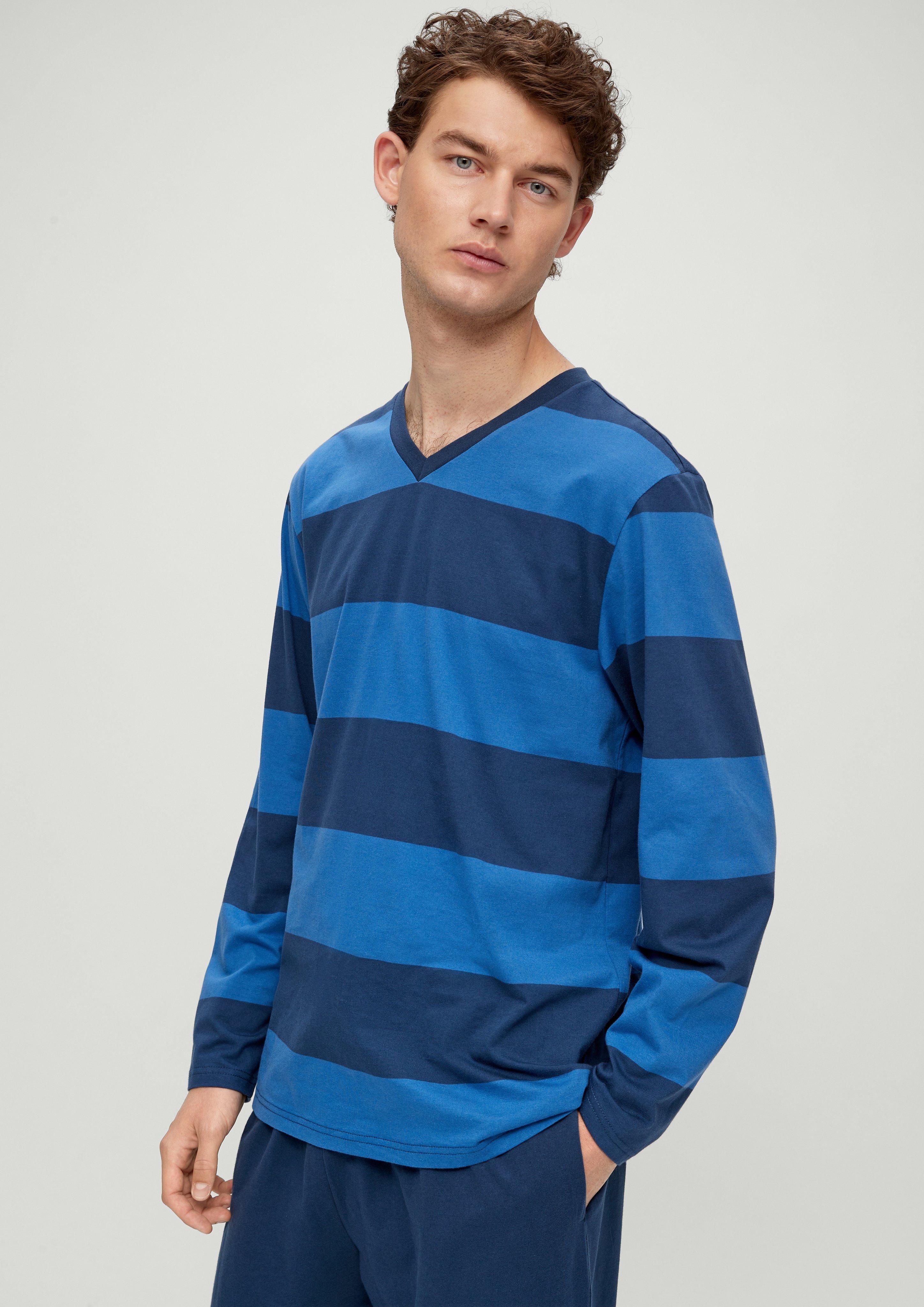 Langer Pyjama aus Baumwolle  6008396-55G1