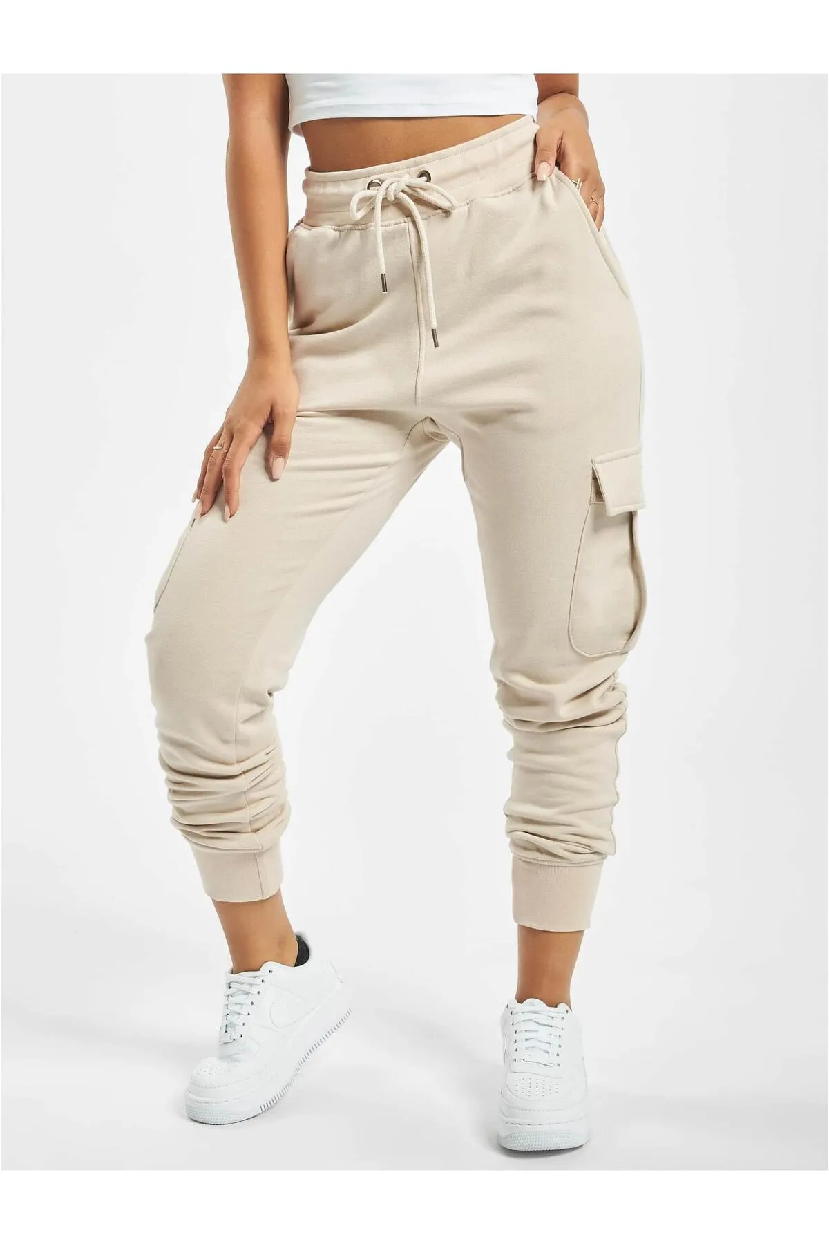 DEF  Jogginghose - Beige - Straight