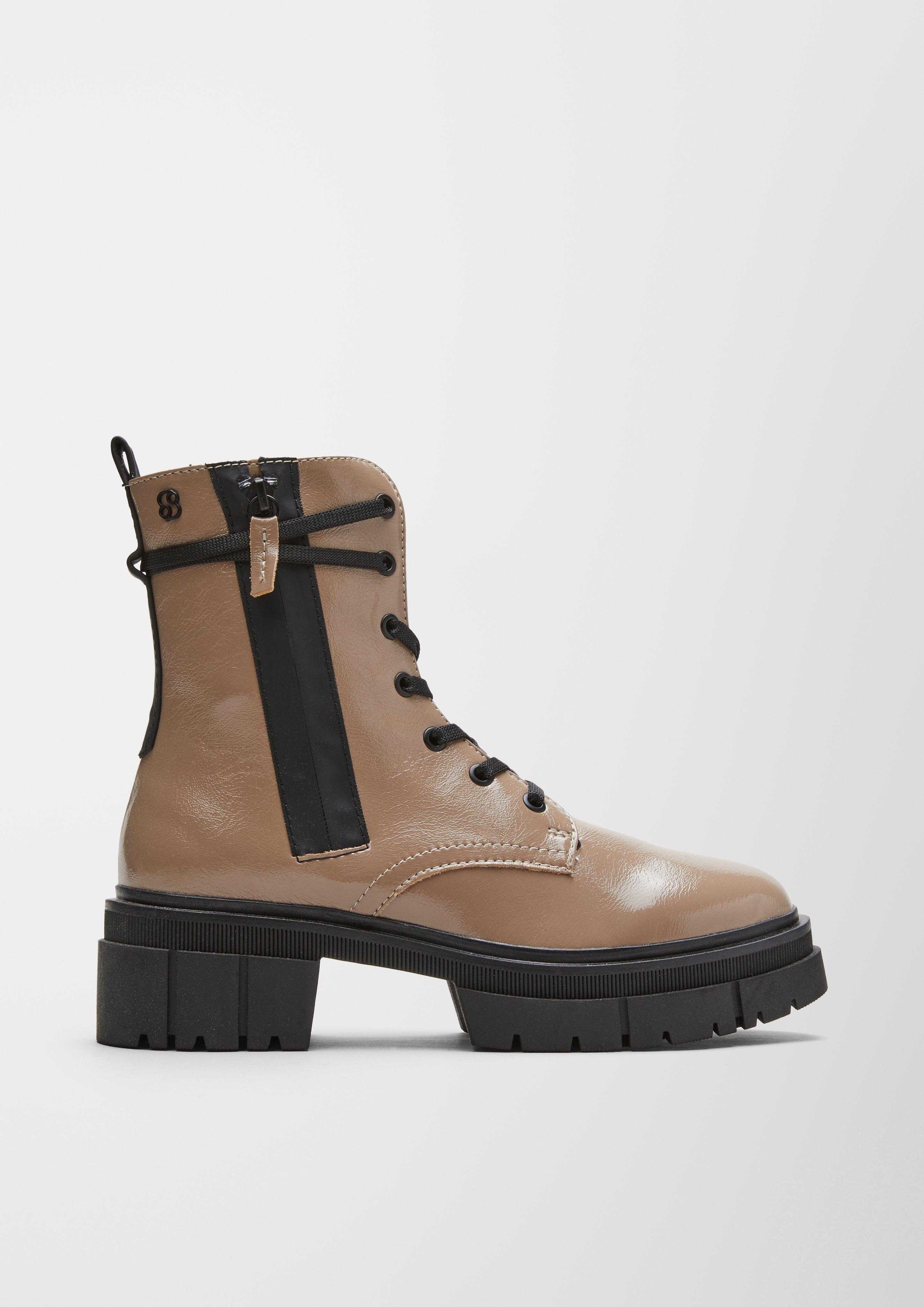 Boots in Lackleder-Optik  6006514-344