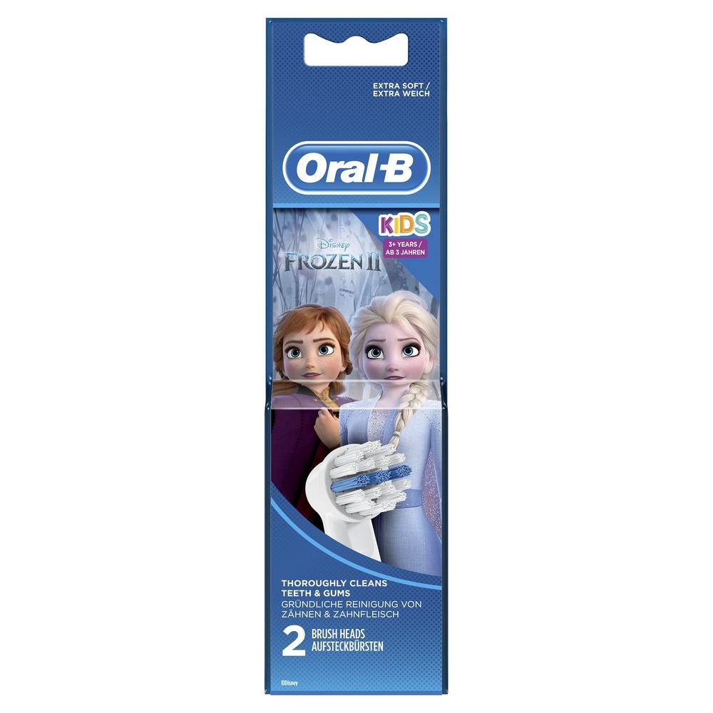 oral-b Oral-B Brossettes Disney La reine des neiges 2,Lot de 2 Brossettes De Rechange
