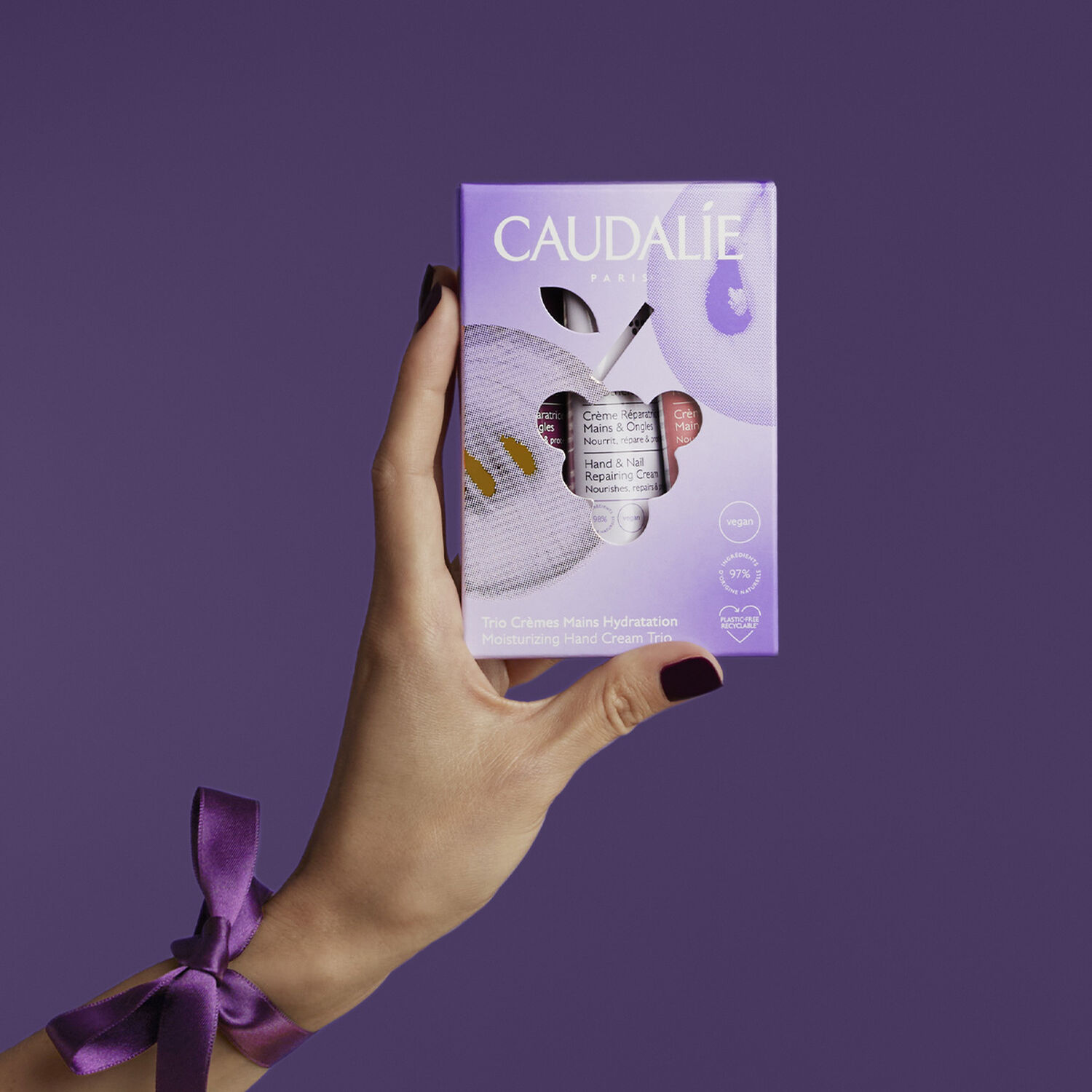 Caudalie Trio Crèmes Mains Coffret Hydratation 3 x 30 ml